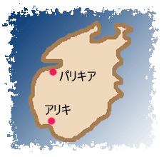 パロス島地図